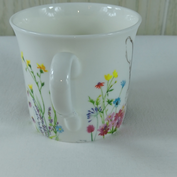 Bunny In Wildflower Meadow Stechcol Bone China Forest Gracie Rabbit Mug GBC - Picture 2 of 8